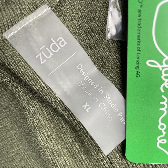 Zuda Womens EccoVero Cozy Knit Sweater Pants XL Wide Leg Pull-on - Picture 7 of 12